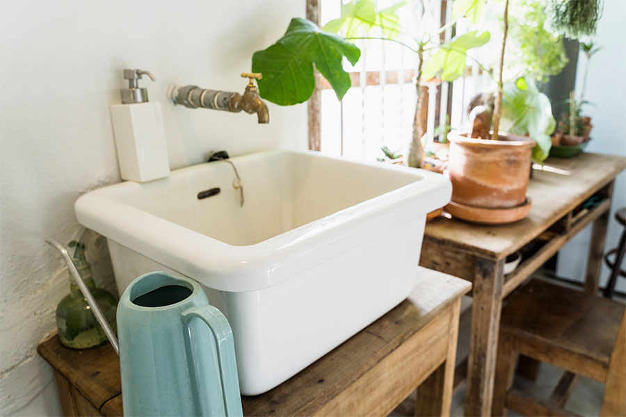 Farmhouse bathroom sink ideas